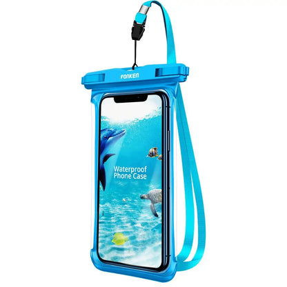 Full View Waterproof Phone Underwater Snow Rainforest Transparent Dry Bag Swimming Case