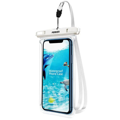 Full View Waterproof Phone Underwater Snow Rainforest Transparent Dry Bag Swimming Case