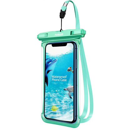 Full View Waterproof Phone Underwater Snow Rainforest Transparent Dry Bag Swimming Case