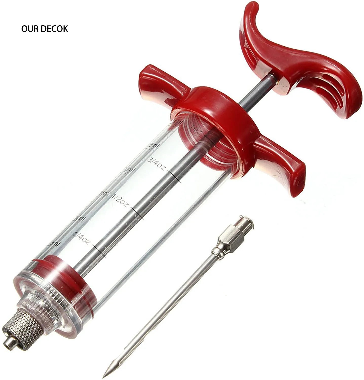 Barbecue Grill Syringe Sauce Injector Roast Needle