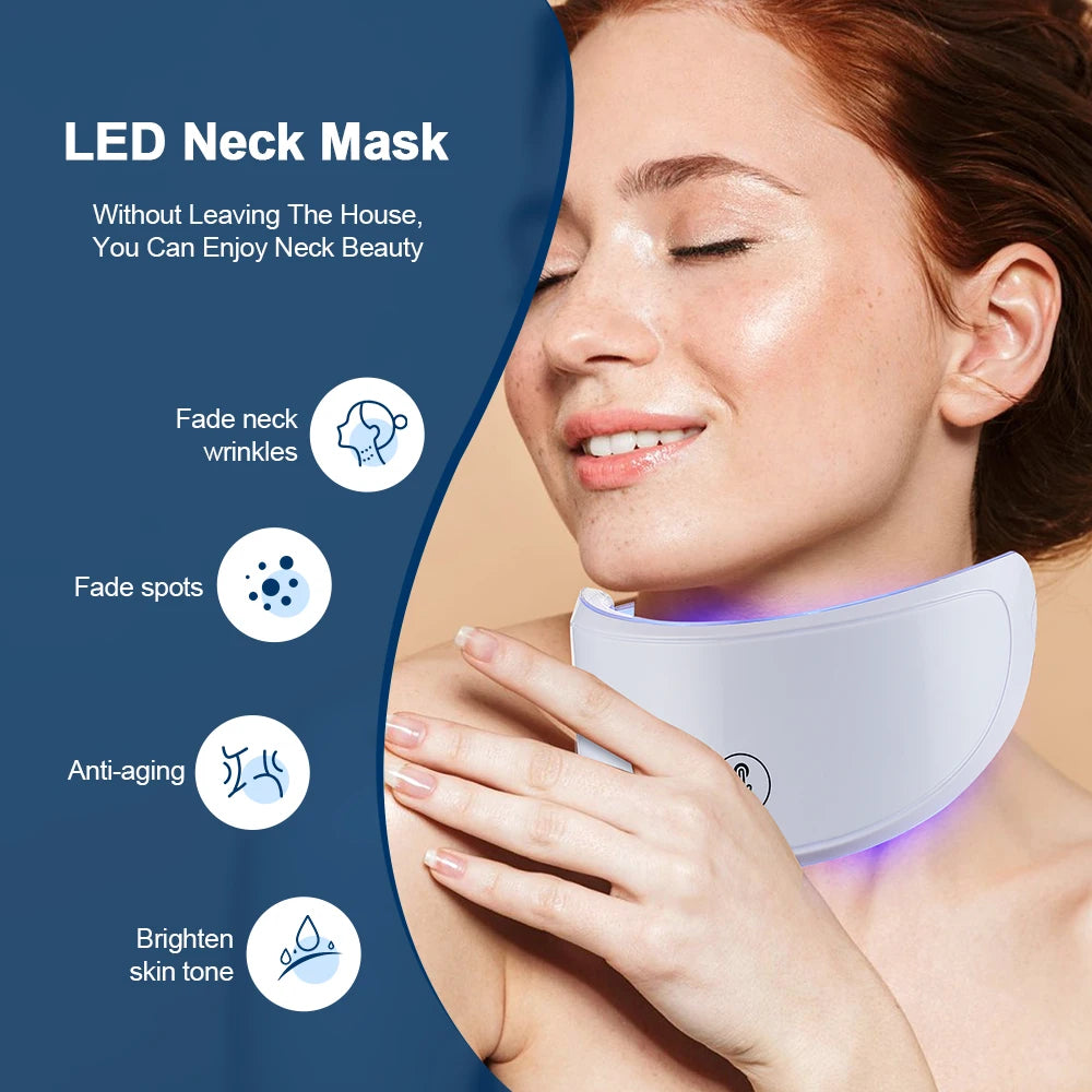 7 Colors Led Facial Light Therapy Mask For Skin Tightening Lifting Anti-aging Bio-Light Beauty