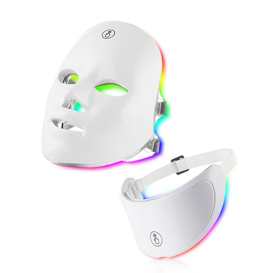 7 Colors Led Facial Light Therapy Mask For Skin Tightening Lifting Anti-aging Bio-Light Beauty