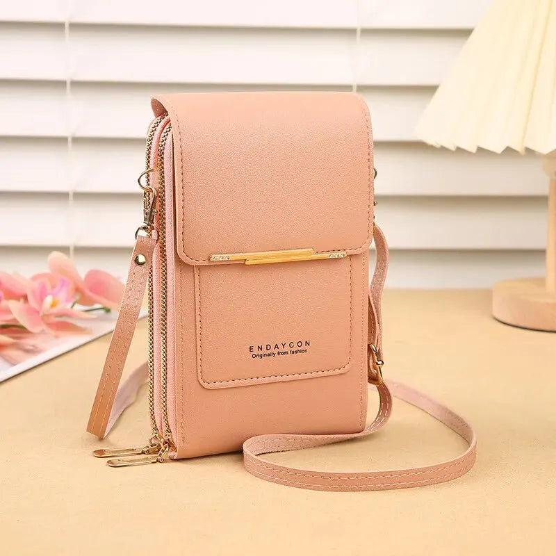 Touch Screen Cute Crossbody Phone Messenger Bag for Women