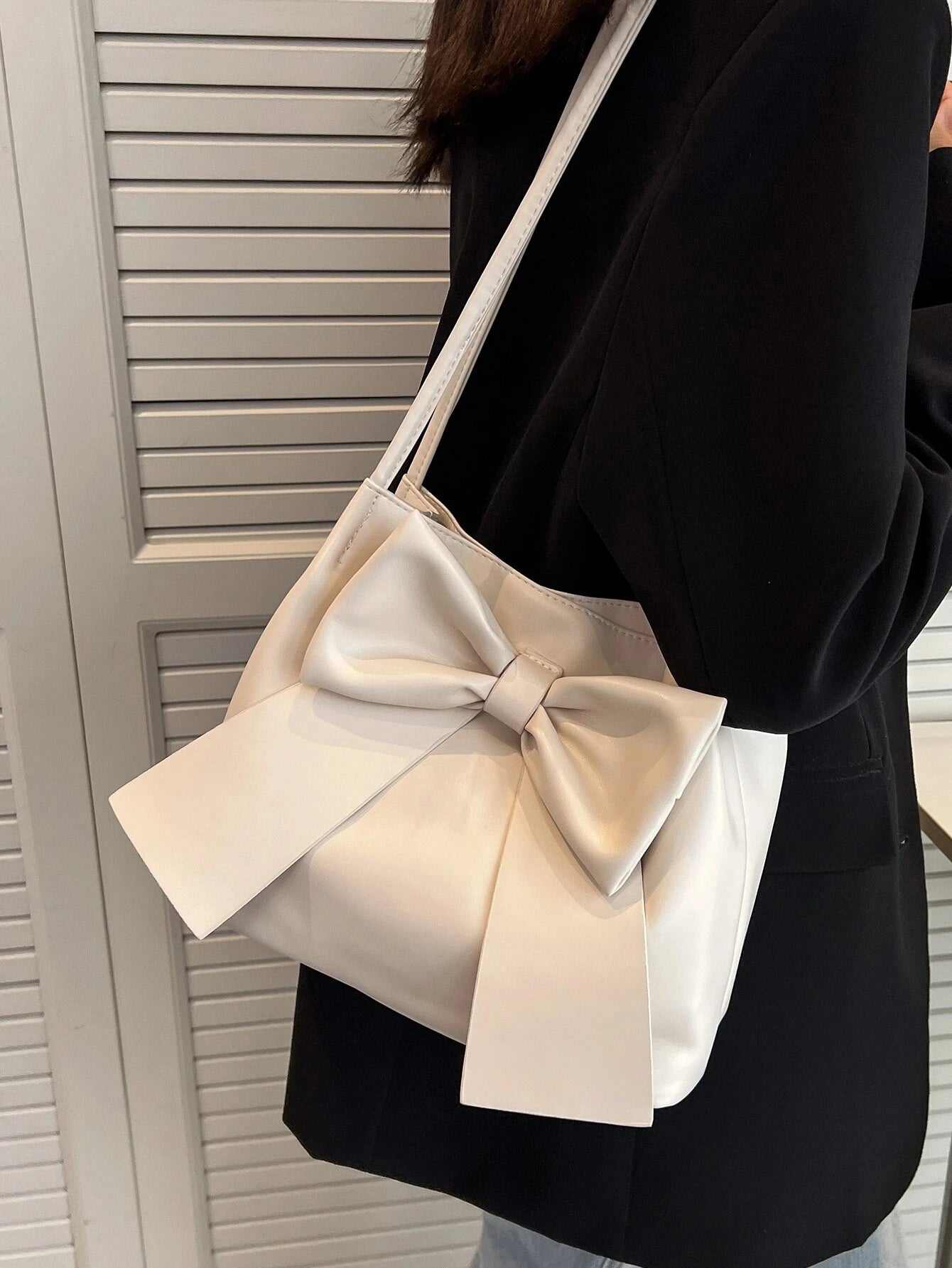 Fashionable Large Capacity Cute Kawaii Bow Knot Shoulder Bag