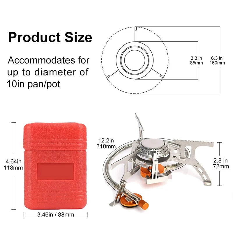 Portable Folding Outdoor Camping Gas Stove