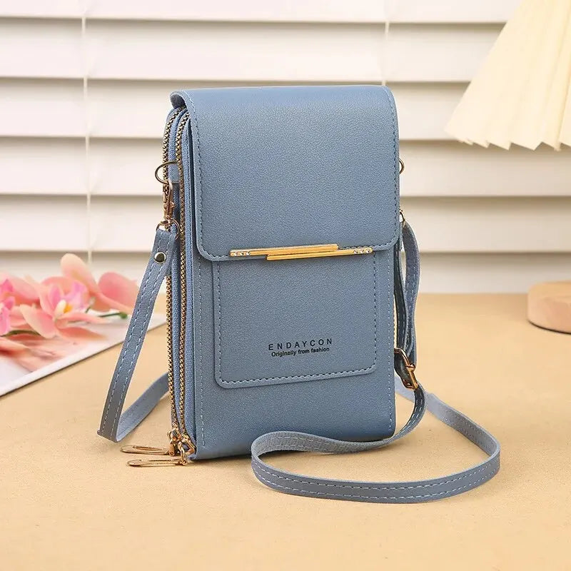 Touch Screen Cute Crossbody Phone Messenger Bag for Women