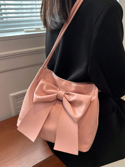 Fashionable Large Capacity Cute Kawaii Bow Knot Shoulder Bag