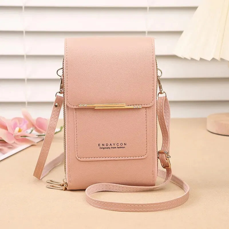 Touch Screen Cute Crossbody Phone Messenger Bag for Women