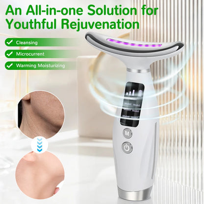 Vibrating Neck & Face Beauty Device for Lifting & Massage