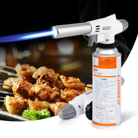 Outdoor Adjustable Flame Gun Portable Barbecue Gas Burner