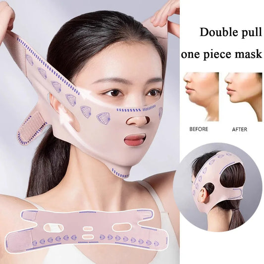 V-Line Shaping Face Bandage Lifting Up Breathable Cheek Bandage For Women