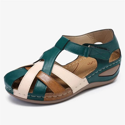 Women's Low Platform Soft Wedge Heels Sandals