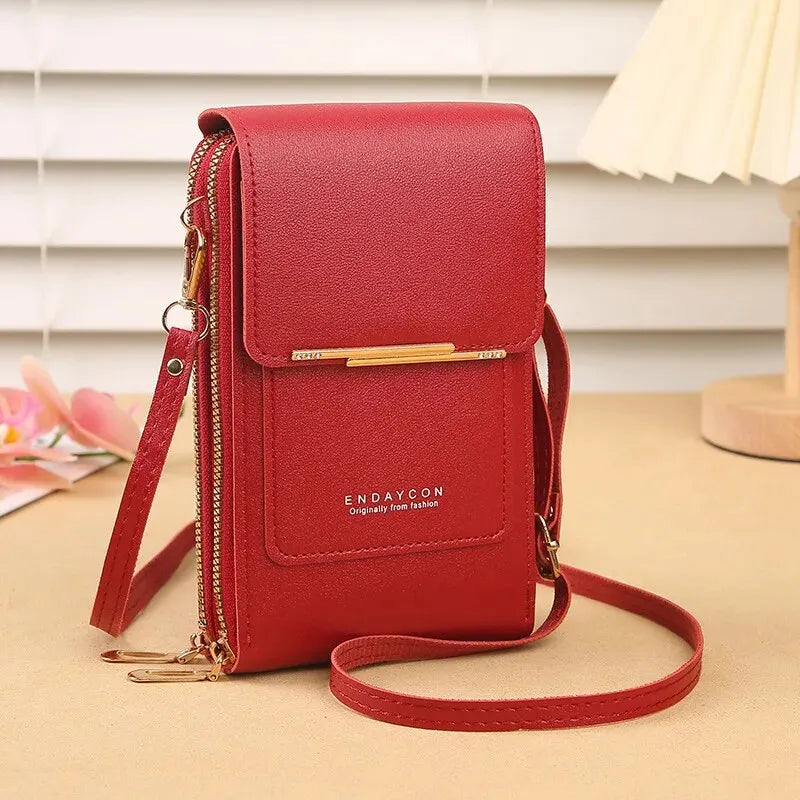 Touch Screen Cute Crossbody Phone Messenger Bag for Women