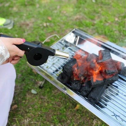 Manual Grill BBQ Handheld BBQ Fan