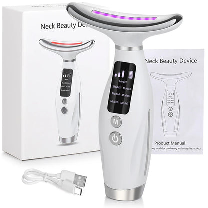 Vibrating Neck & Face Beauty Device for Lifting & Massage