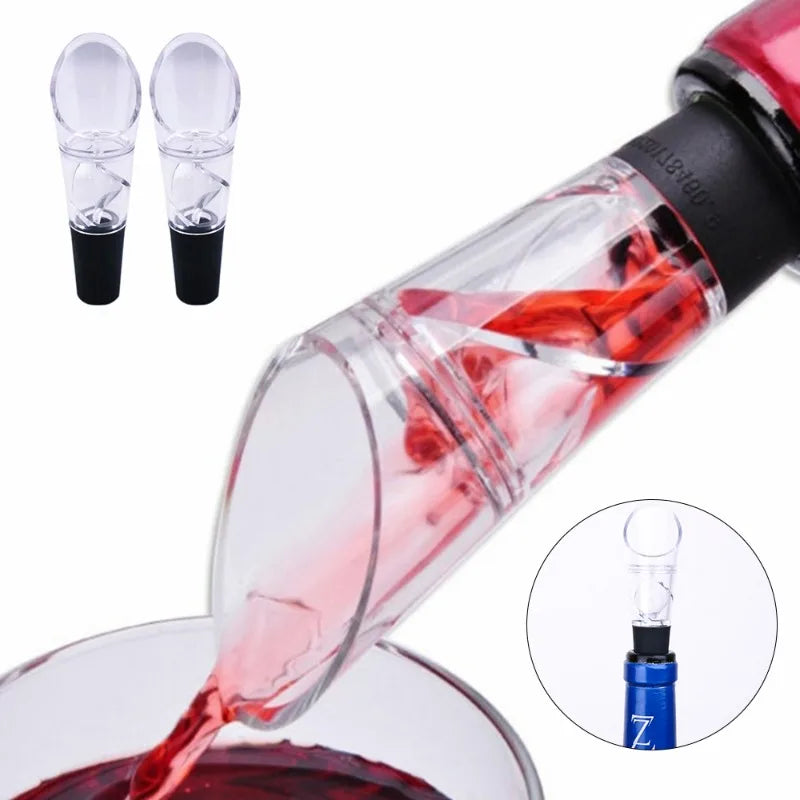 Quick Decanter White Red Wine Bottle Drop Stop Top Stopper