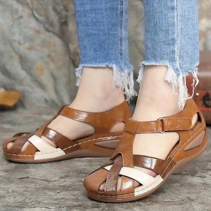 Women's Low Platform Soft Wedge Heels Sandals